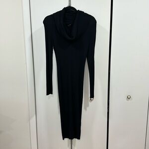 Bebe ribbed sweater dress